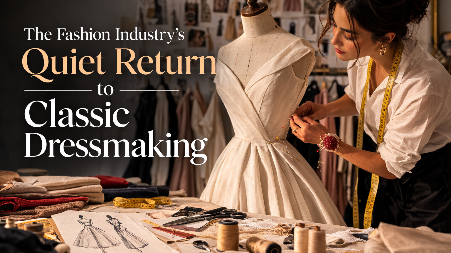 The Fashion Industry’s Quiet Return to Classic Dressmaking