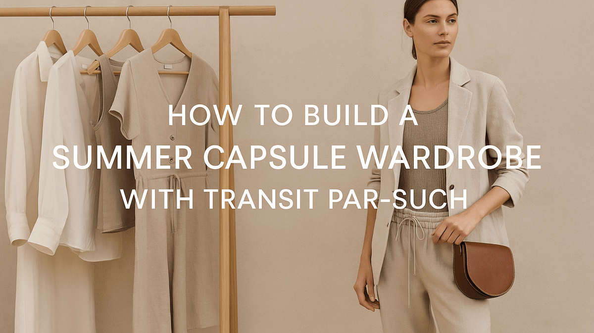 How to Build a Summer Capsule Wardrobe with Transit Par-Such