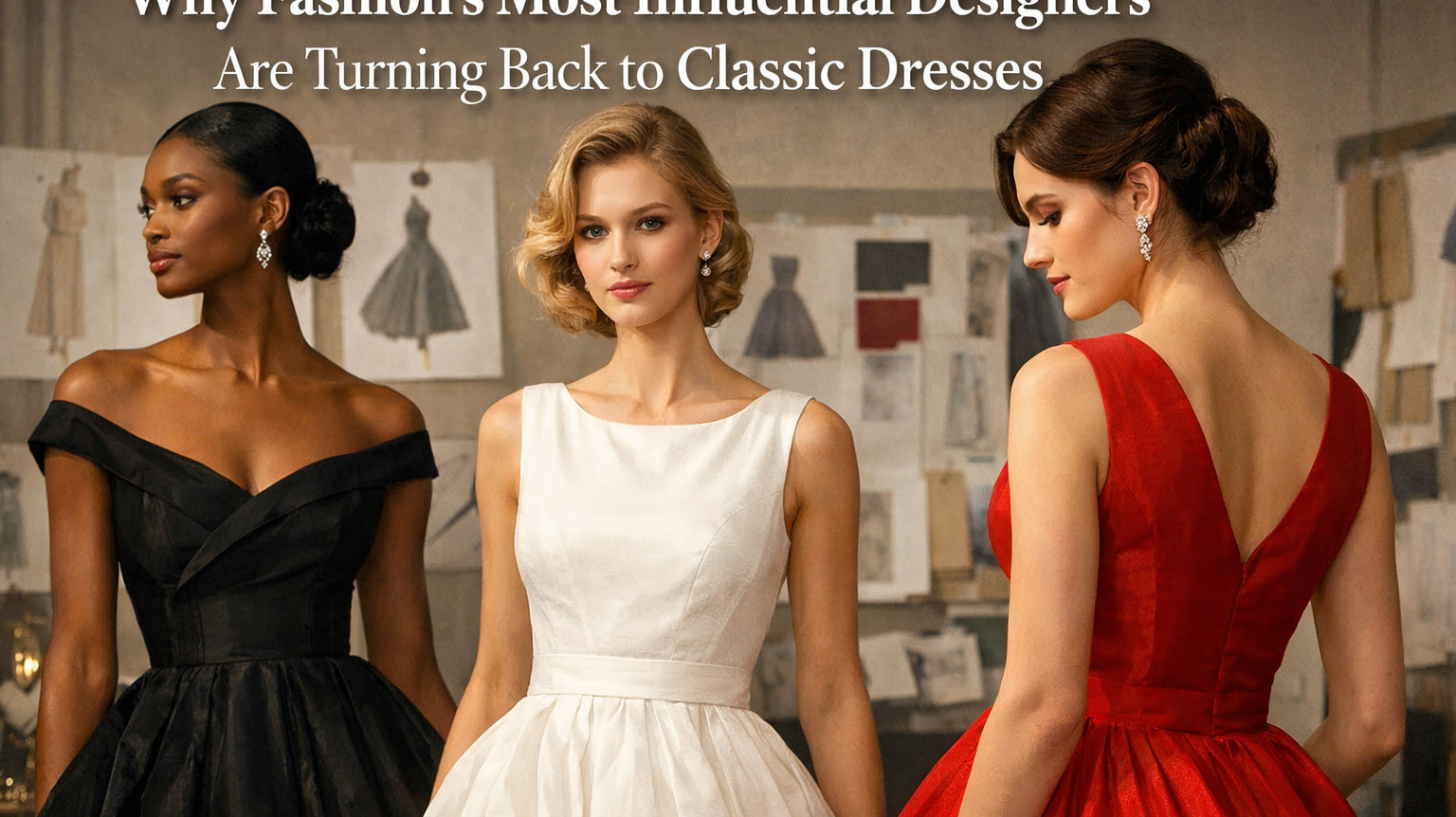 Why Fashion’s Most Influential Designers Are Turning Back to Classic Dresses