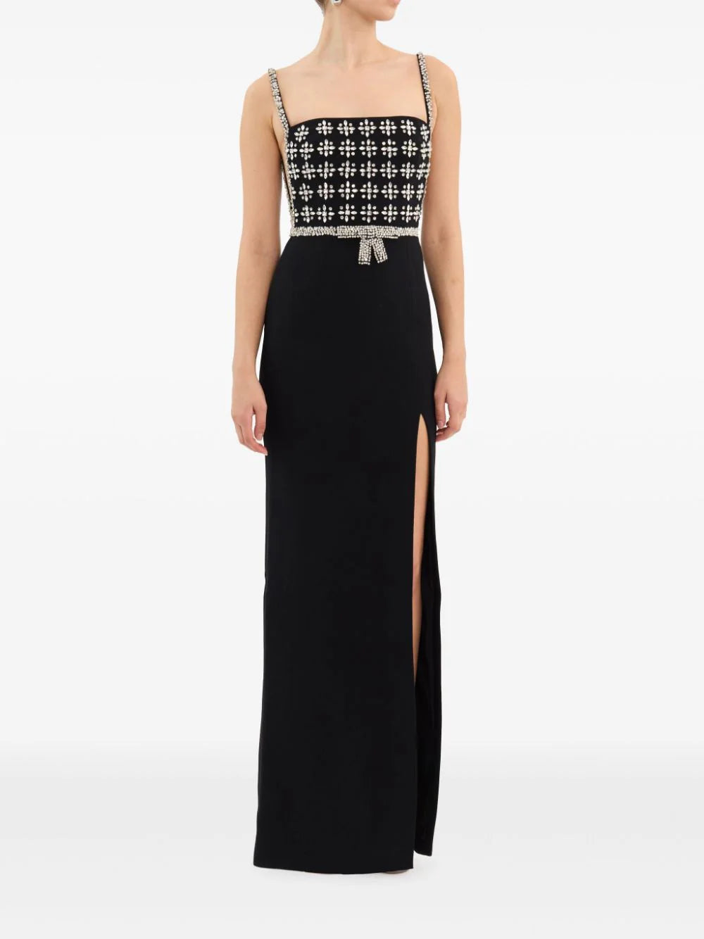 Rina Split Gown - Black by Rebecca Vallance | 25 South Boutiques