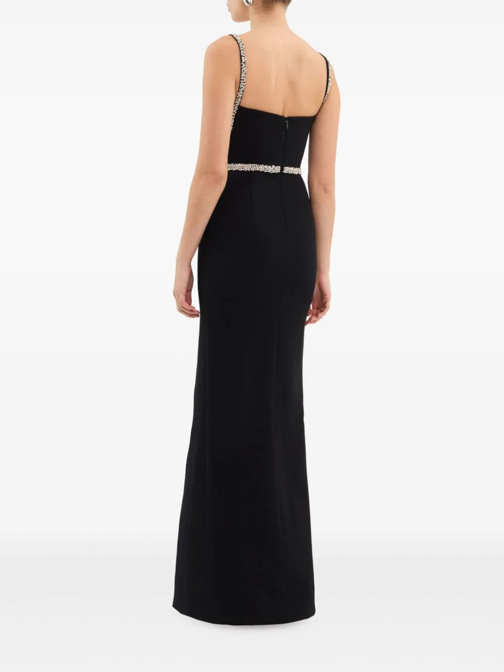 Rina Split Gown - Black by Rebecca Vallance — view 3