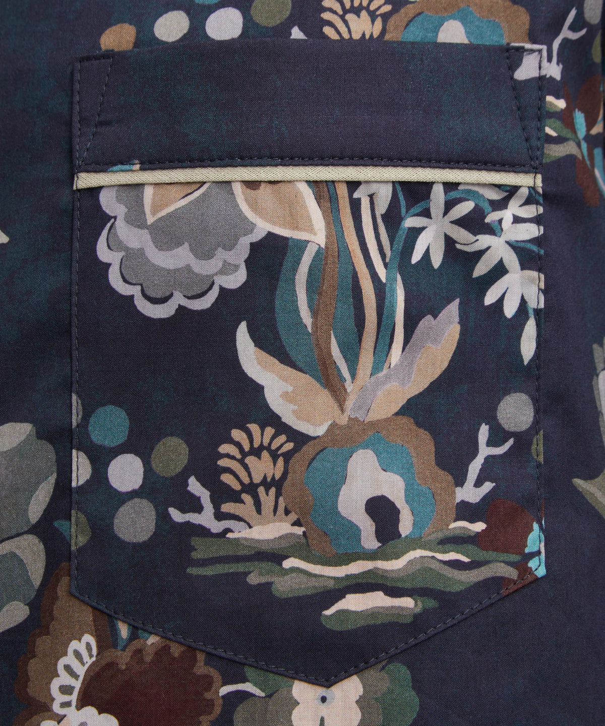 Liberty London Long Relaxed Pyjama Set - Kanazawa Lake, view 5