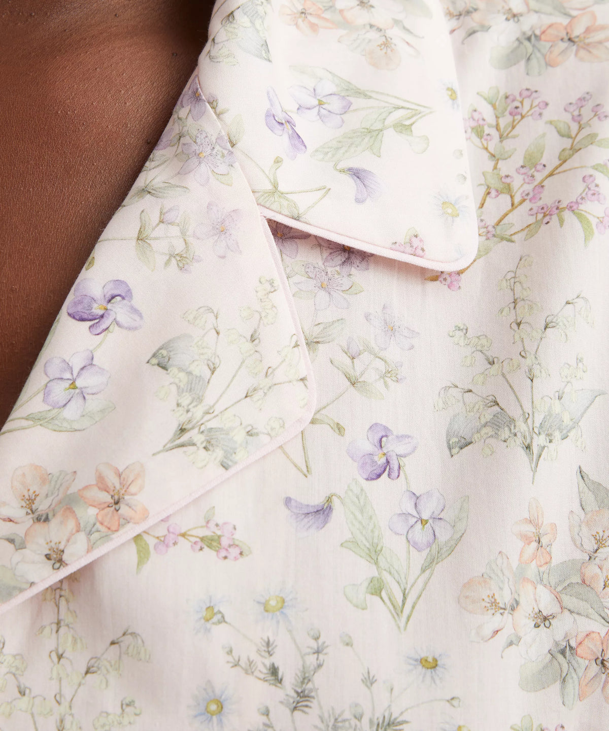 Liberty London Long Relaxed Pyjama Set - Floral Remedy, view 4