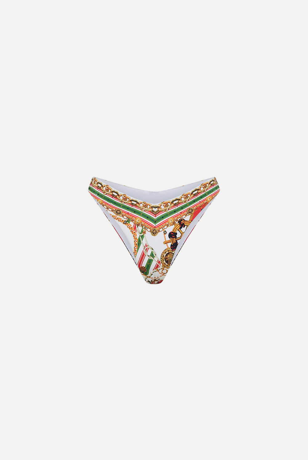 V High Leg Bikini Bottom - Saluti Summertime by Camilla — view 5