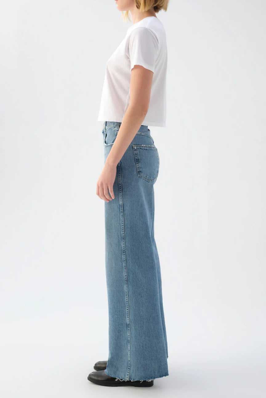 Frida Wide Leg Jean - Main Squeeze by AMO — alternate view