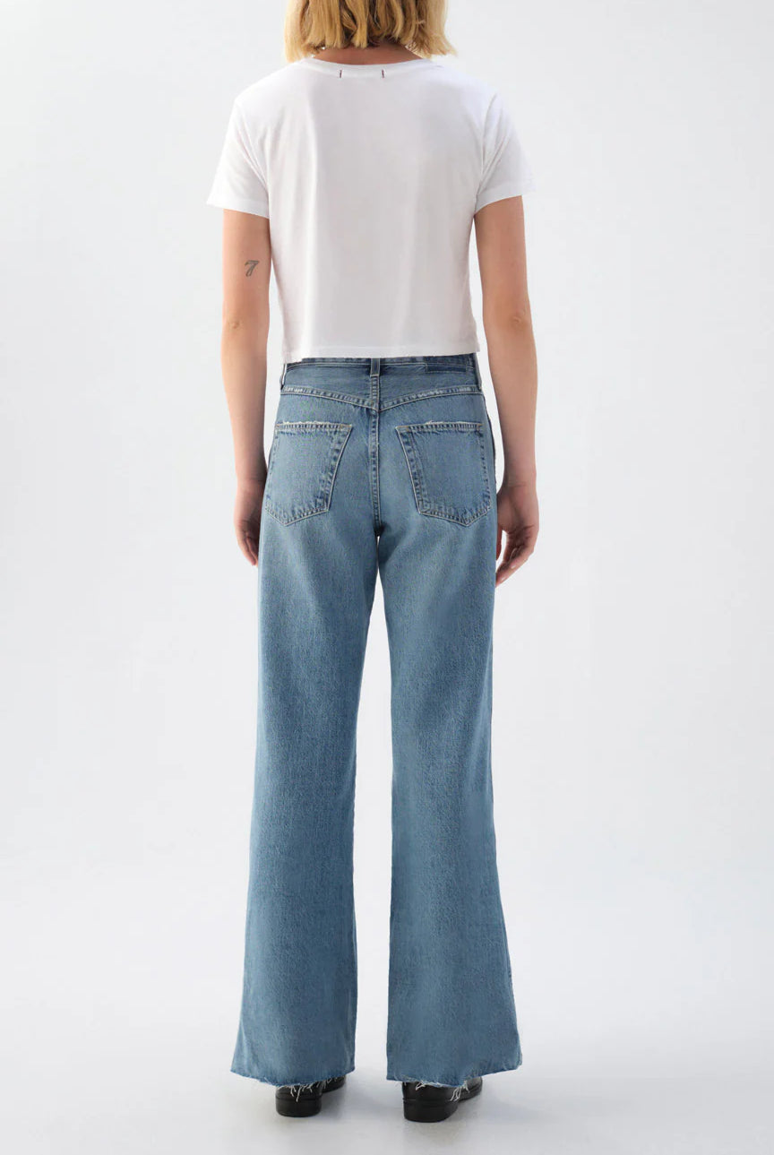 Frida Wide Leg Jean - Main Squeeze by AMO — view 3
