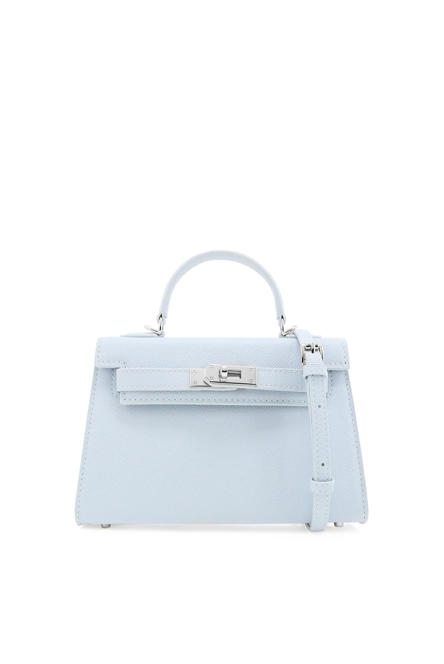 Hariette Handle Bag - Light Blue Saffiano by Billini | 25 South Boutiques