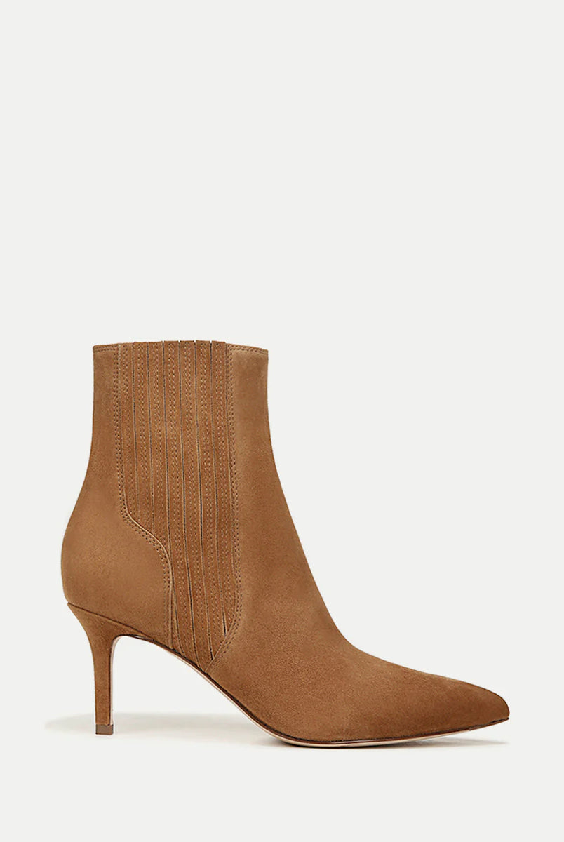Lisa Suede Mid-Heel Bootie - Hazelwood by Veronica Beard | 25 South Boutiques