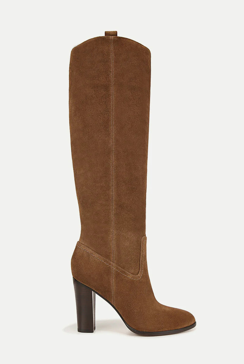 Vesper Suede Knee-High Boot - Mocha Brown by Veronica Beard | 25 South Boutiques