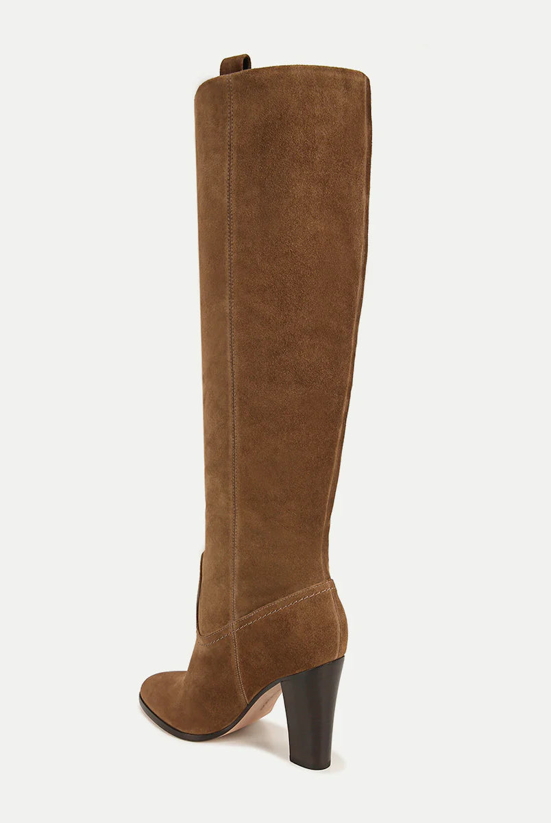 Vesper Suede Knee-High Boot - Mocha Brown by Veronica Beard — view 4