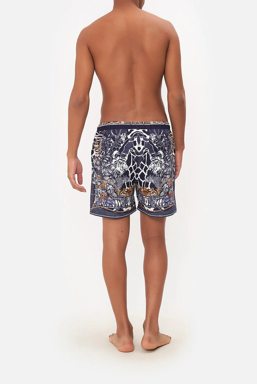 Elastic Waist Boardshort - Wheres Your Head At by Camilla — view 3