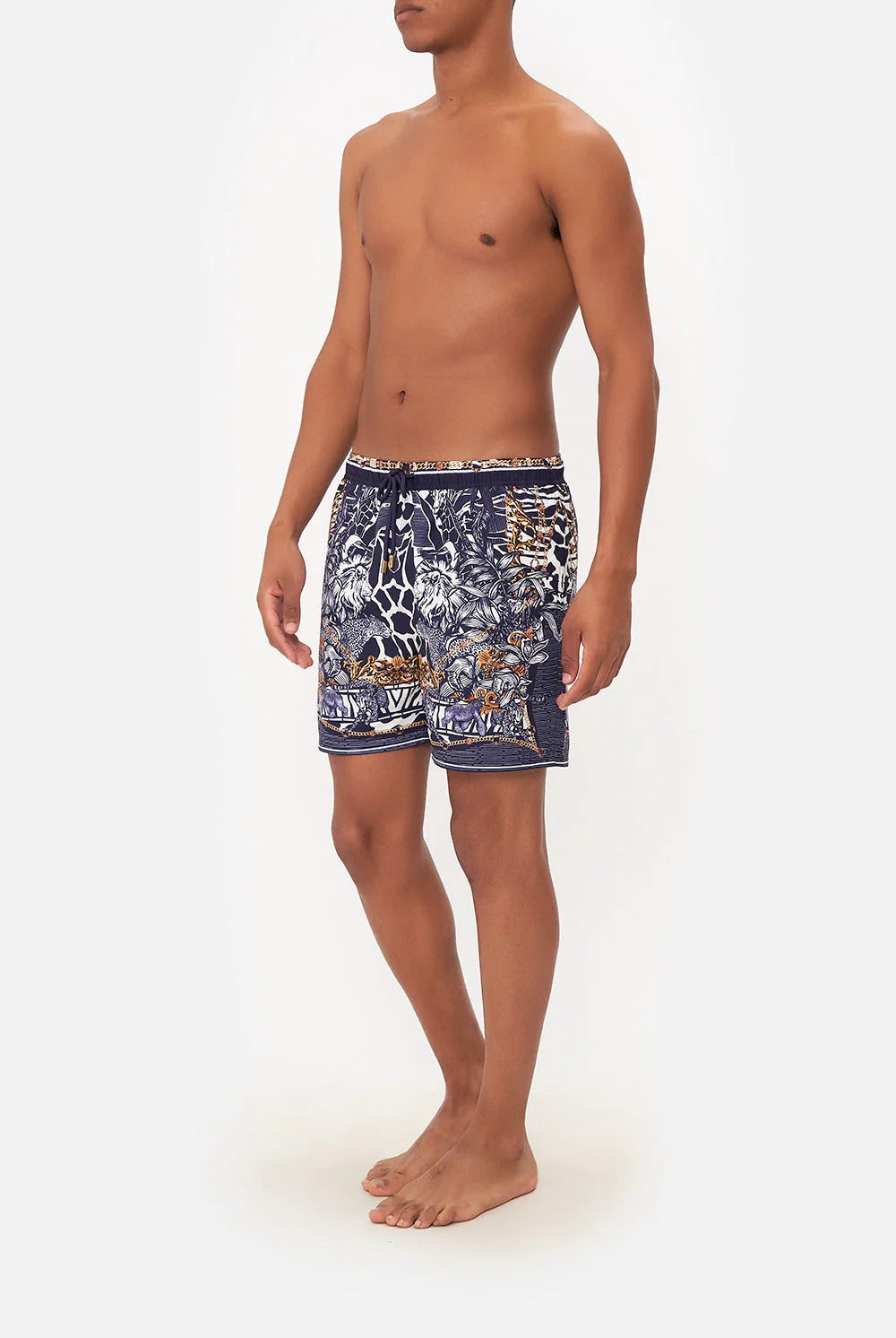 Elastic Waist Boardshort - Wheres Your Head At by Camilla — view 4