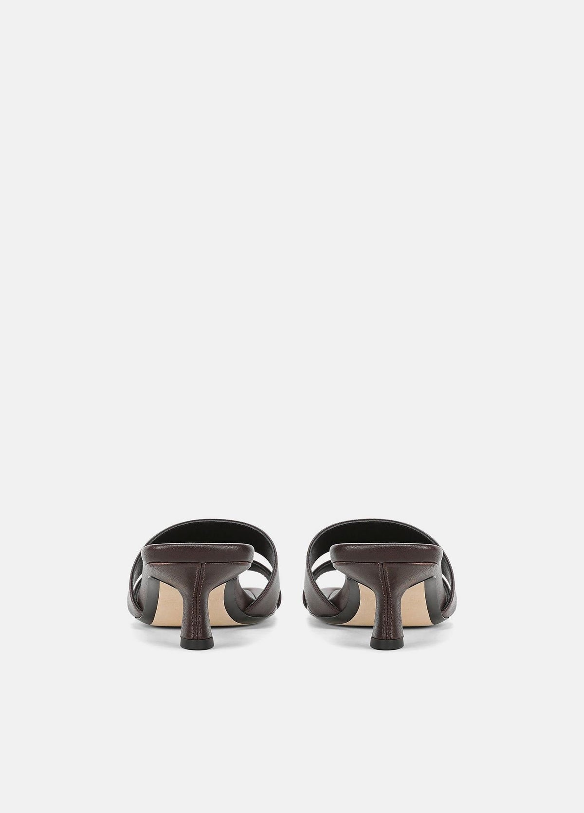 Piper Leather Heeled Sandal - Ganache by Vince — view 3