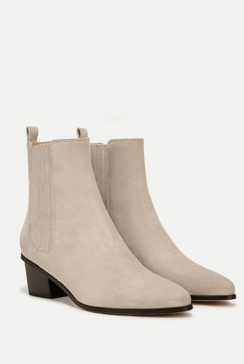 Alina Suede Bootie - Ecru by Veronica Beard — alternate view