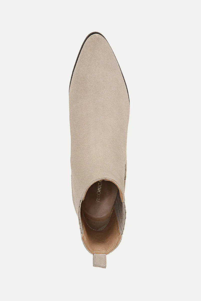 Alina Suede Bootie - Ecru by Veronica Beard — view 3