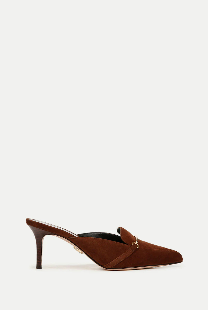 Leslie Suede Mule - Cedar by Veronica Beard | 25 South Boutiques