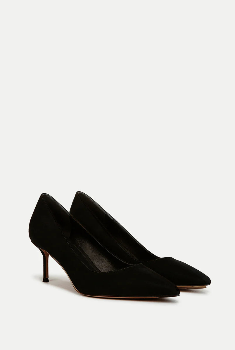 Rita Suede Pump - Black by Veronica Beard — alternate view