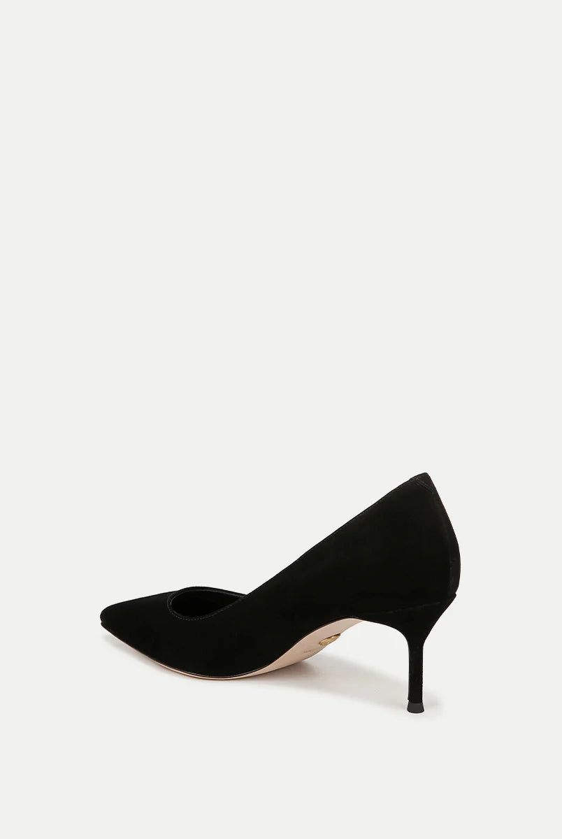 Rita Suede Pump - Black by Veronica Beard — view 4
