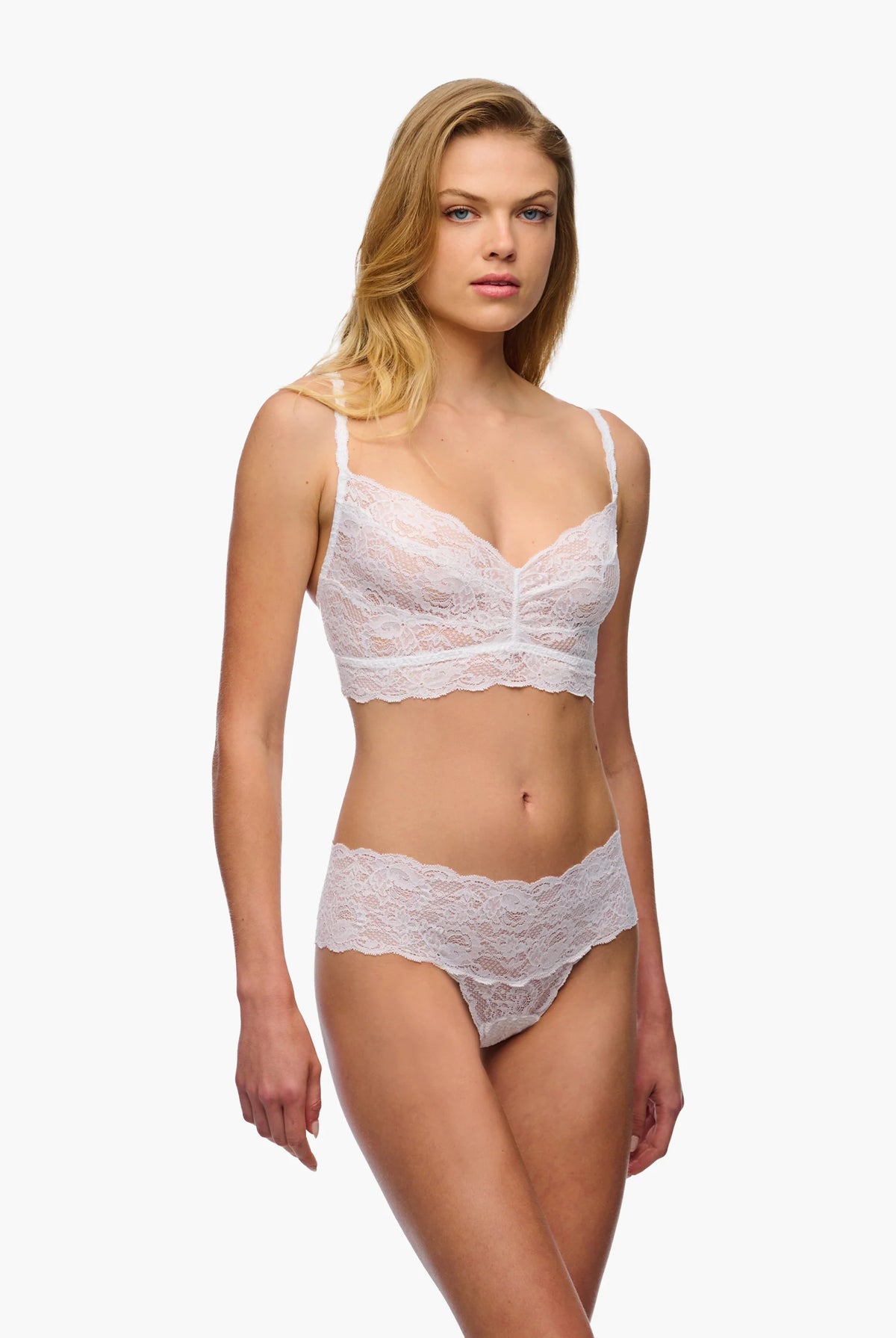 Cosabella Never Say Never Sweetie Bralette - White, view 3