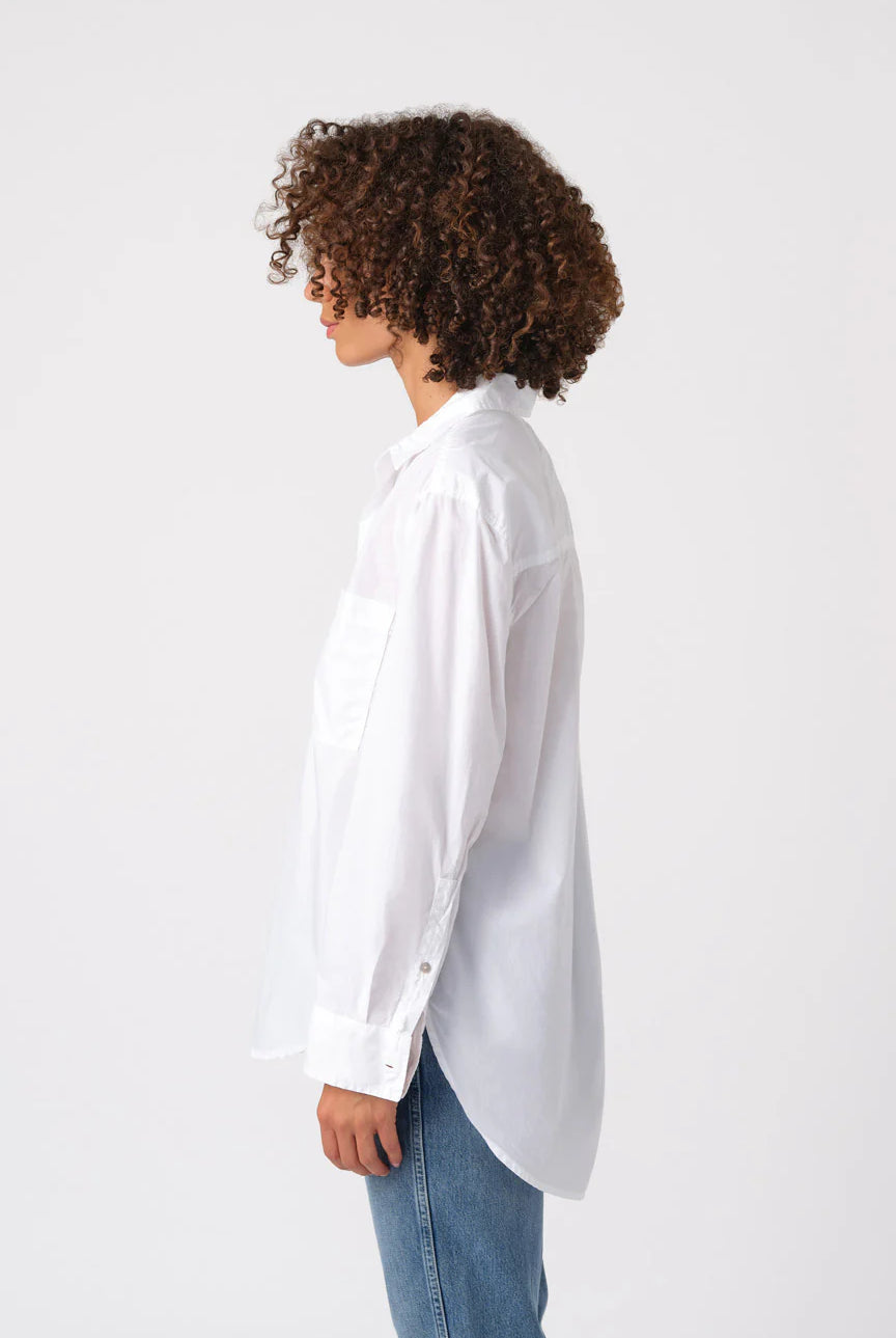 Ruth Oversized Shirt - White by AMO — alternate view