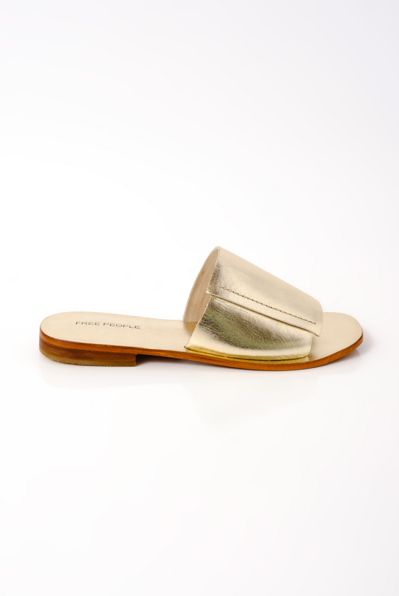 Verona Slide Sandals - Gold by Free People | 25 South Boutiques