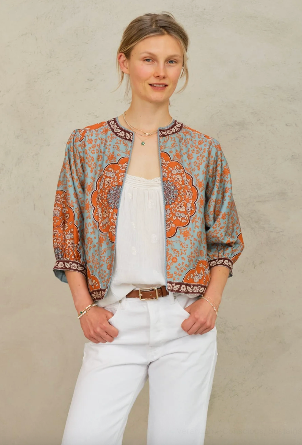 Ursa Jacket - Blue/Rust by M.A.B.E | 25 South Boutiques