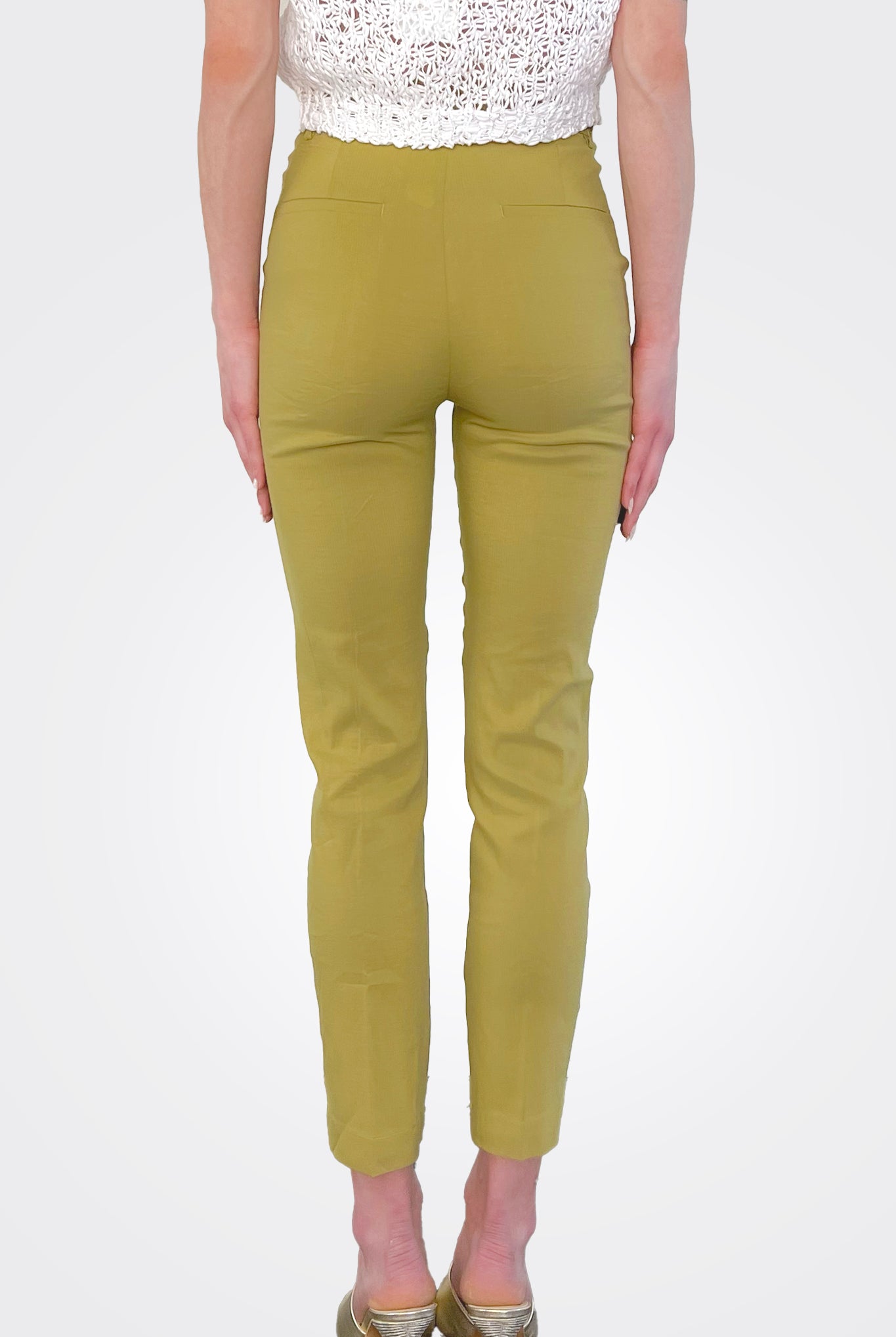 Lyon Cotton Pants - Avocado by Momonì — view 4