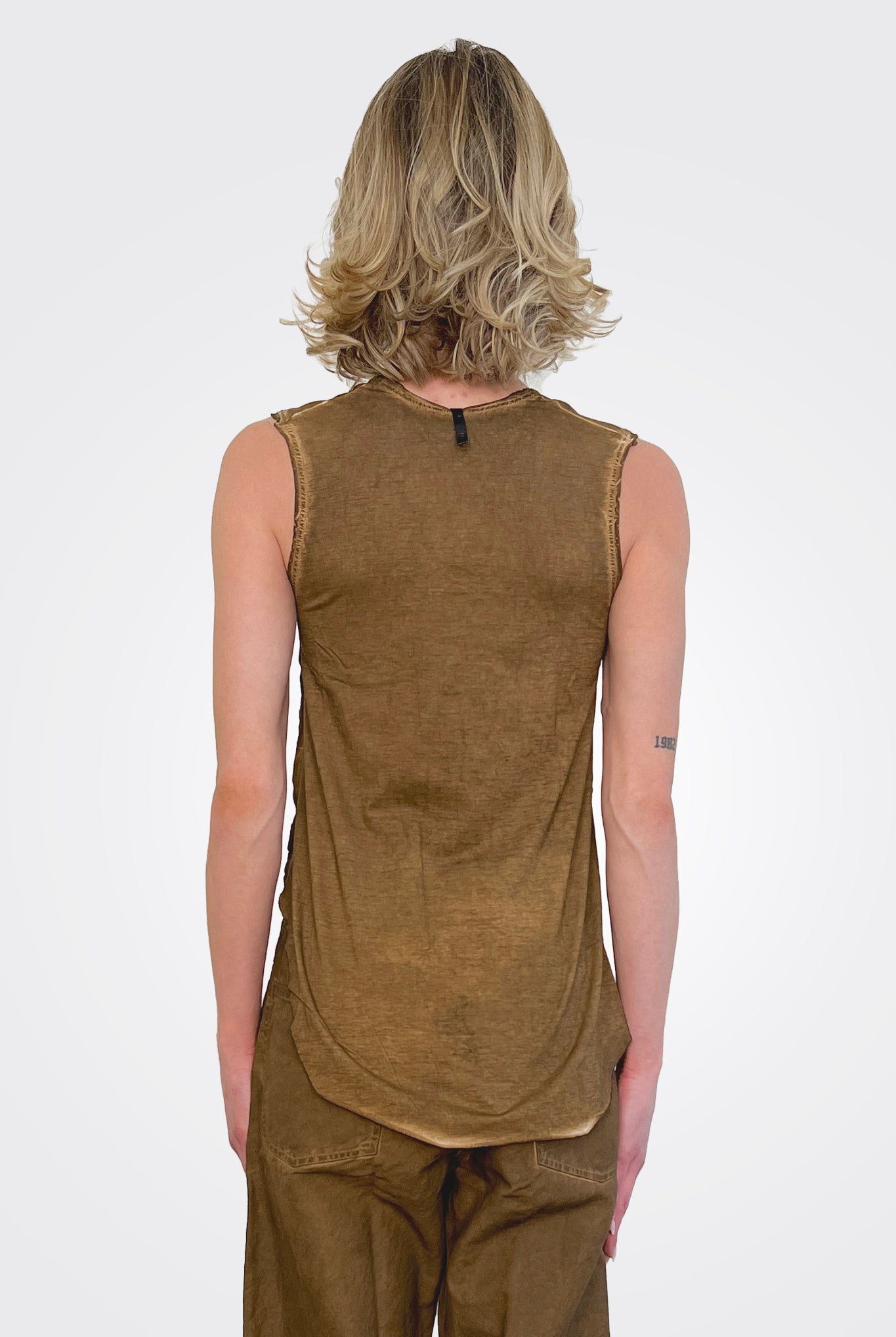 Cut Edge Tank - Bark by Serie Numerica — view 3