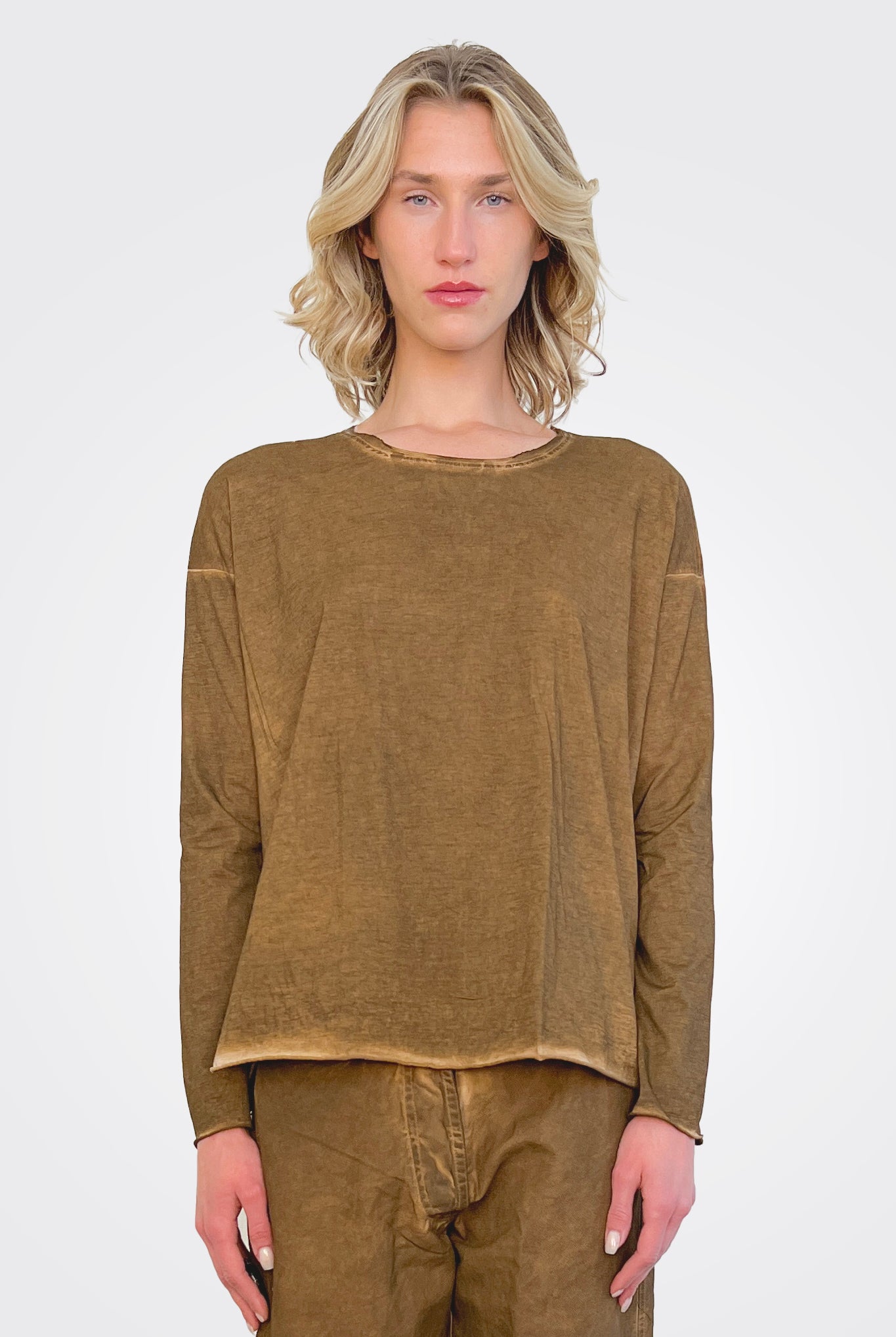 Long Sleeve Shirt - Bark by Serie Numerica | 25 South Boutiques