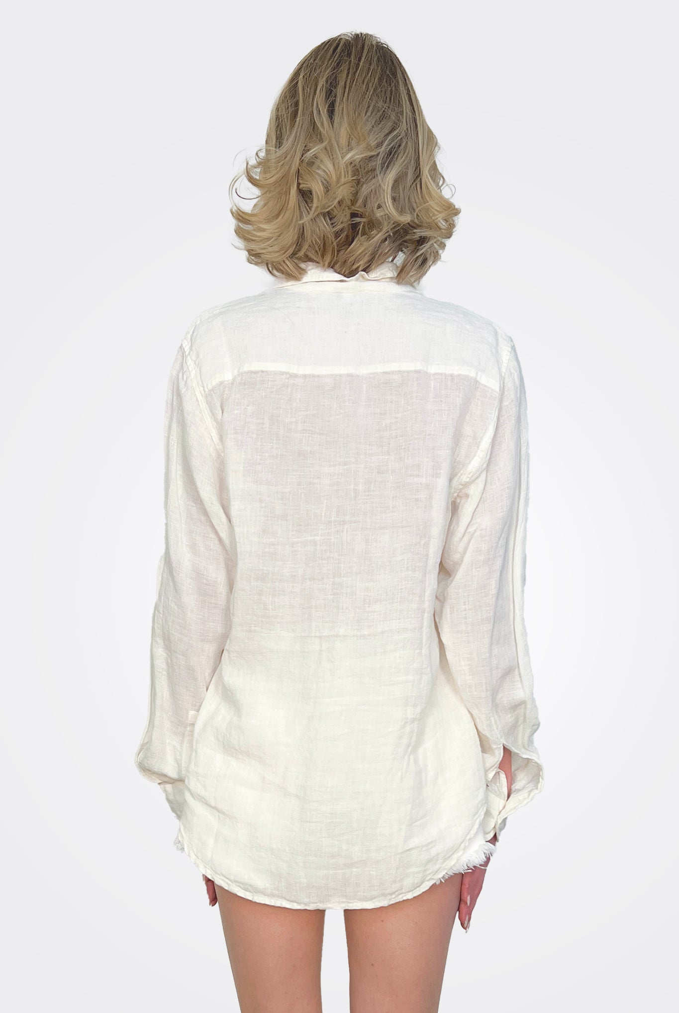 Camicia Franco Shirt - Latte by Brunella — alternate view