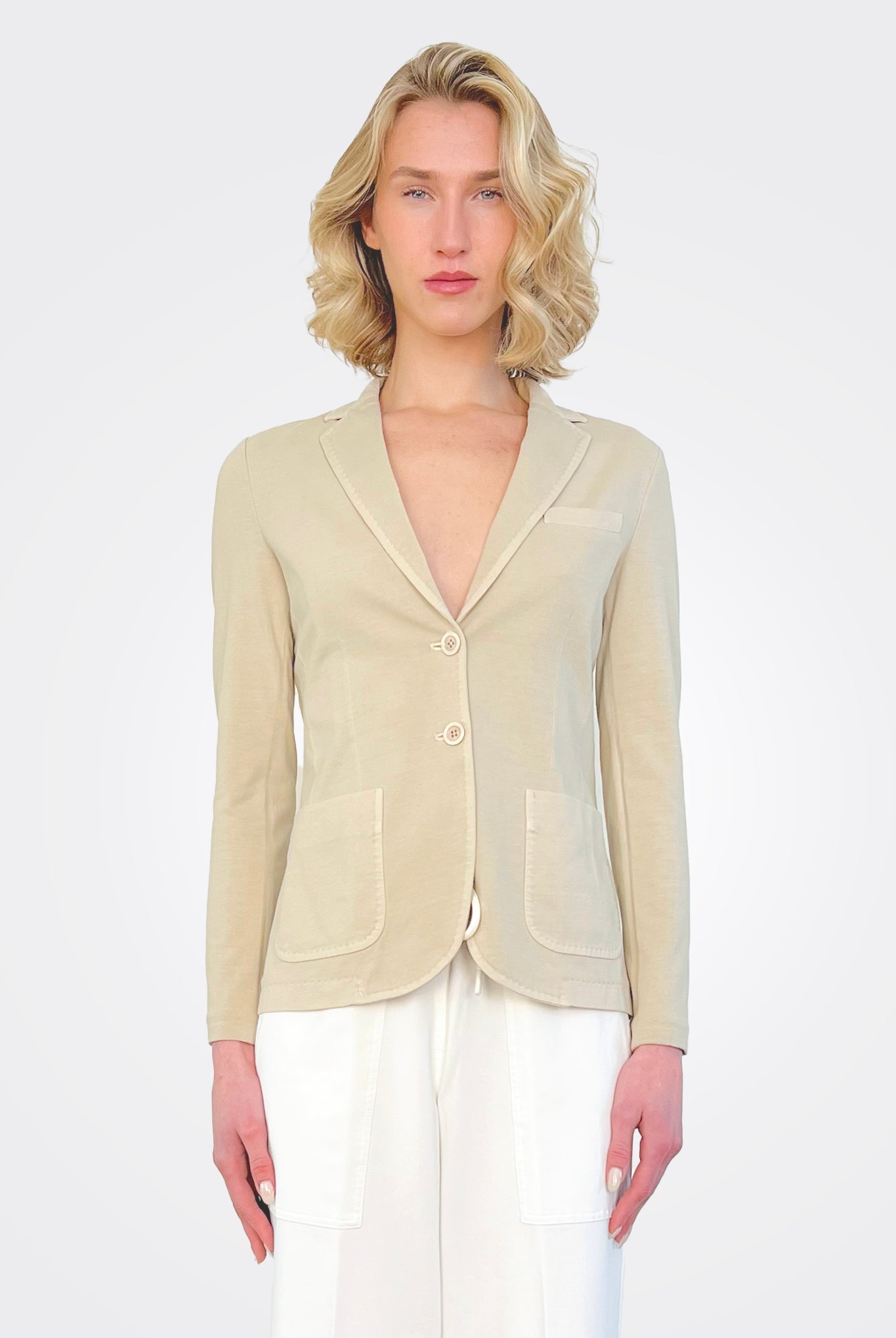 Tailored Jersey Blazer - Alba by Circolo — alternate view