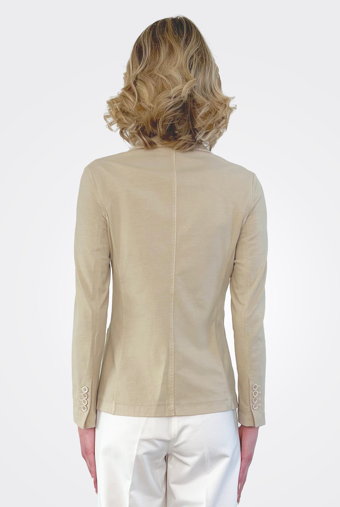 Tailored Jersey Blazer - Alba by Circolo — view 3
