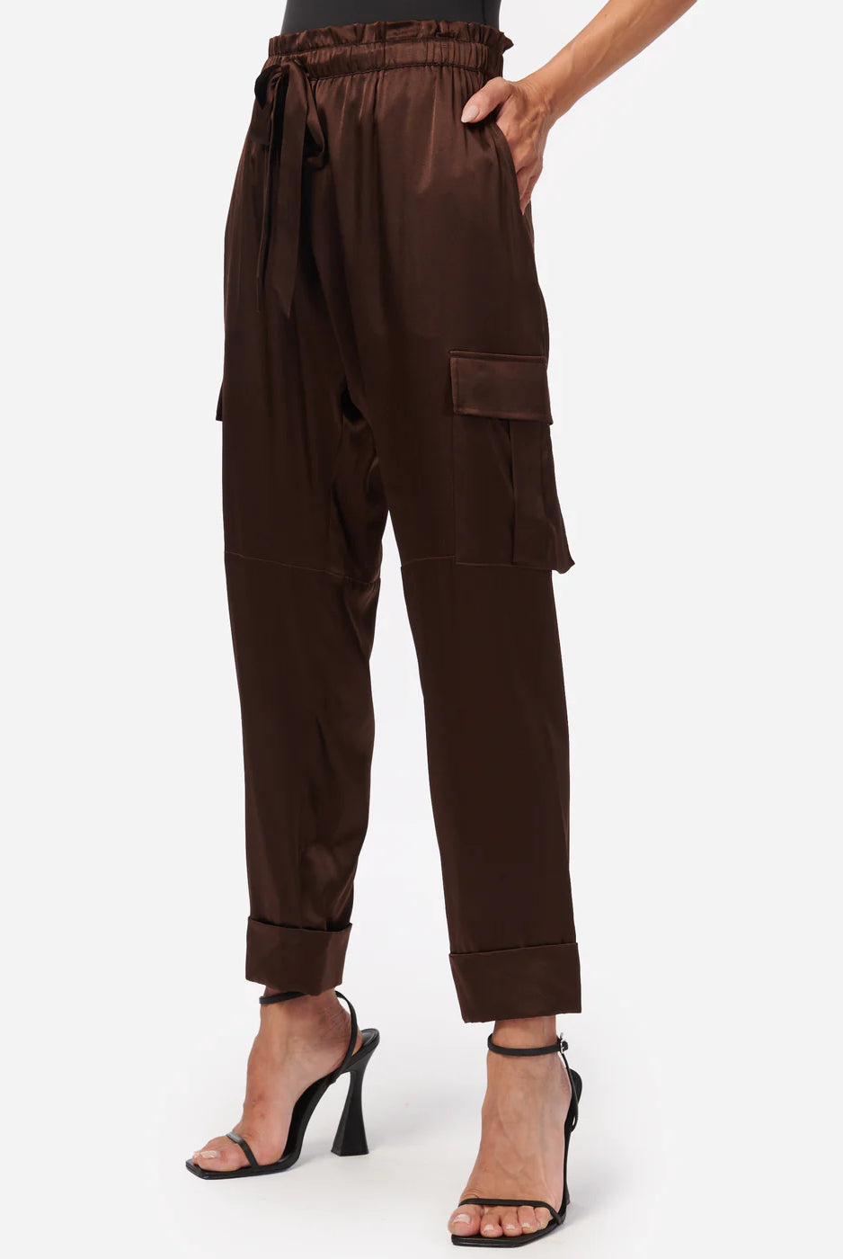 Carmen Cargo Pant - Clove by Cami NYC — alternate view