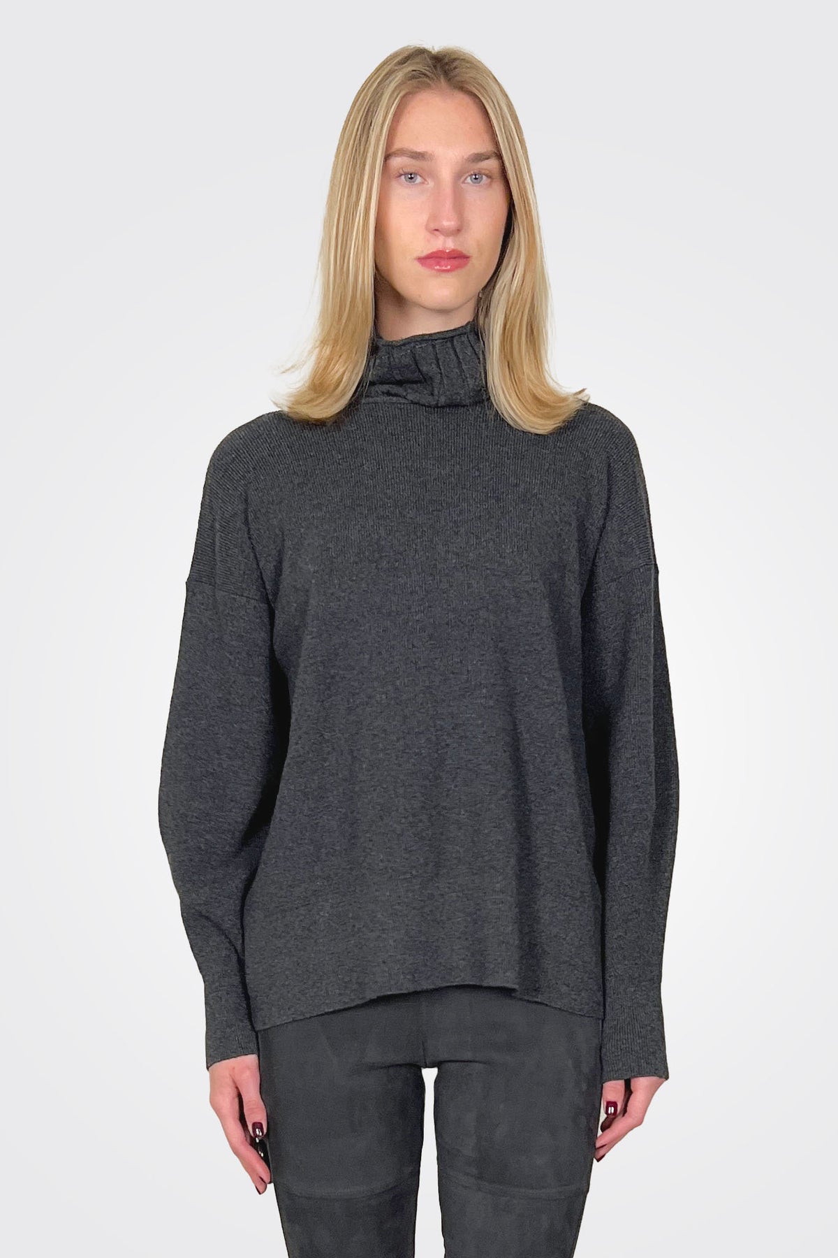 Fabiola Knit - Dark Grey Melange by Liviana Conti | 25 South Boutiques