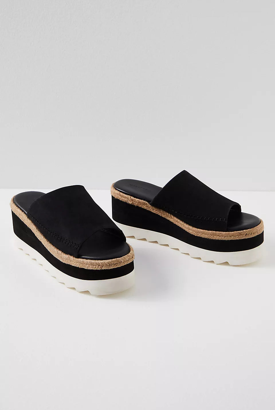 Santorini Espradrille Sandals - Black by Free People — view 3