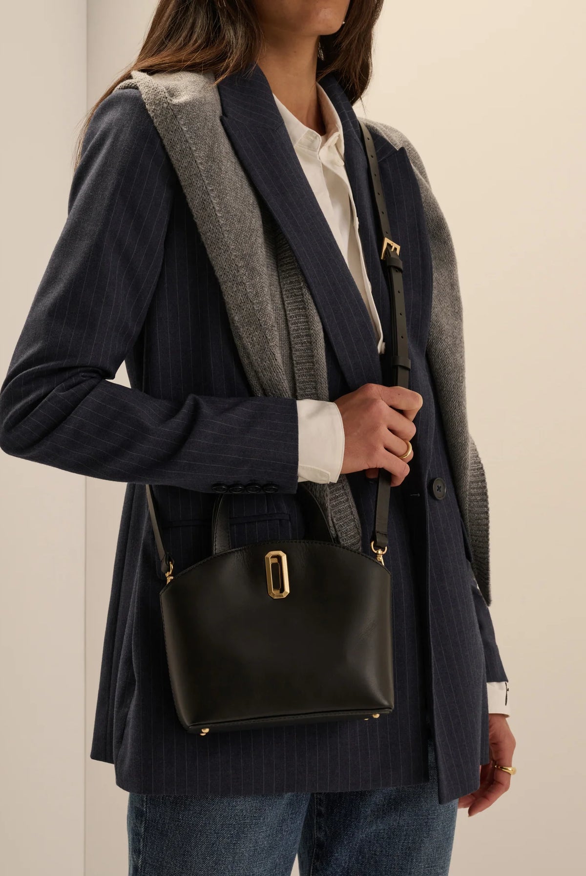 The Heirloom Mini Tote Bag - Black by Favorite Daughter — alternate view