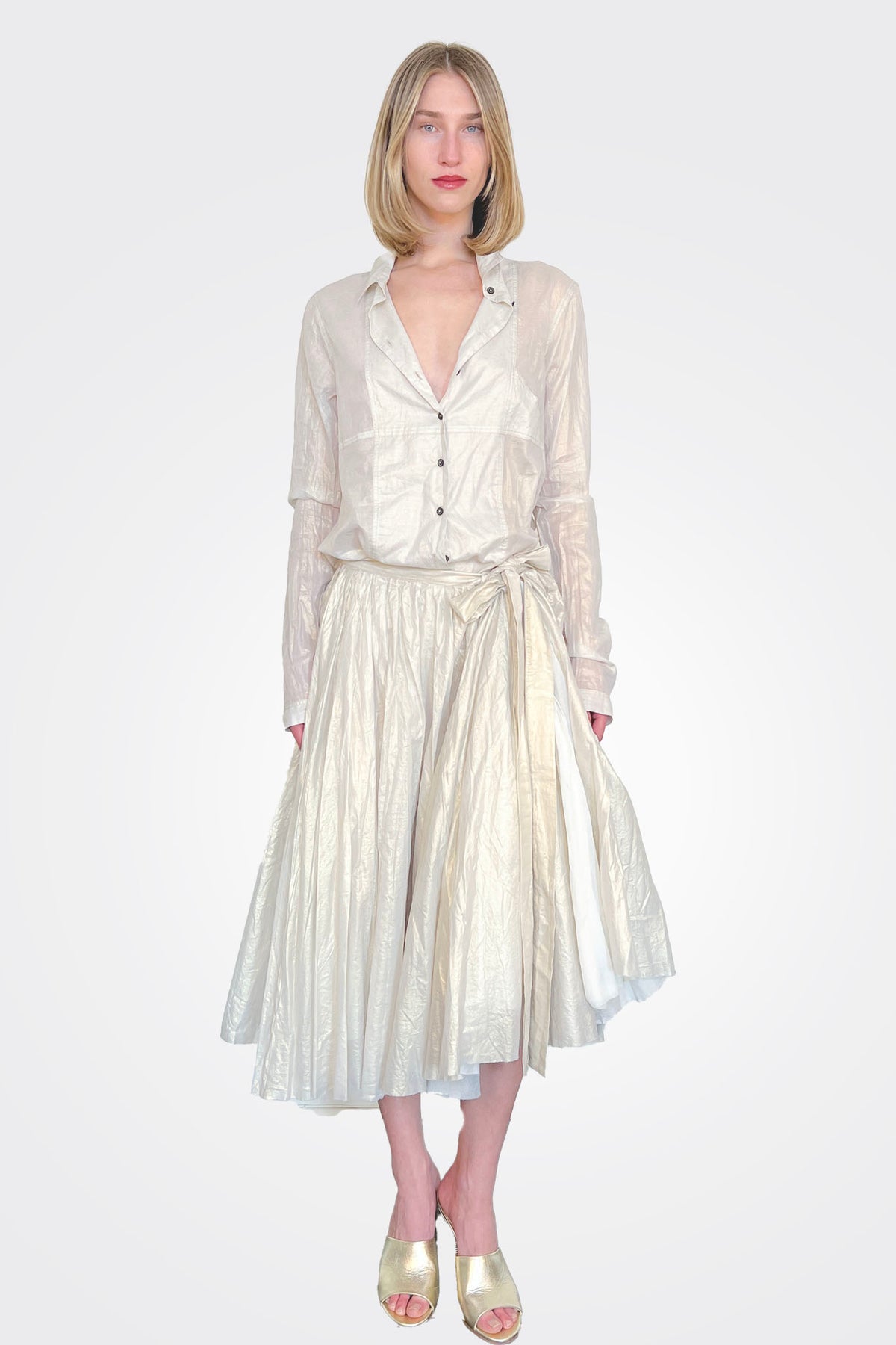 Midi Wide Skirt - Galaxy Sparkle by Rundholz | 25 South Boutiques