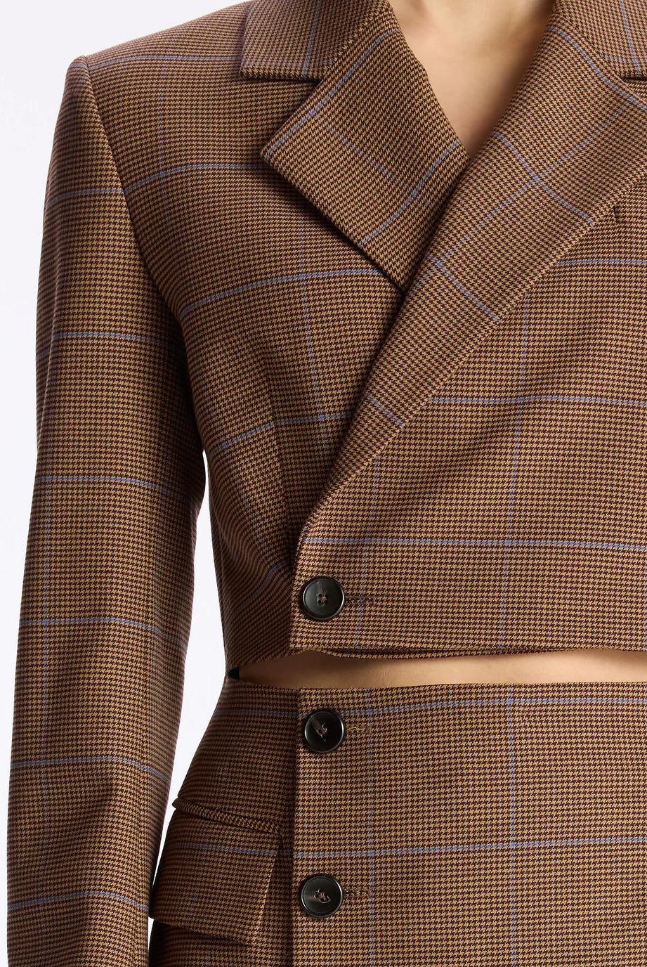 Millie Cut Out Blazer Dress - Chestnut Multi by A.L.C — alternate view