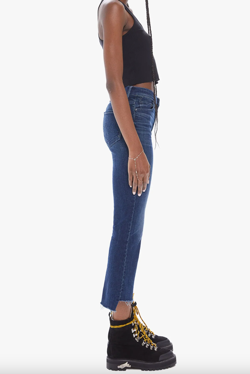 The Insider Crop Step Fray - Good For You by MOTHER — alternate view