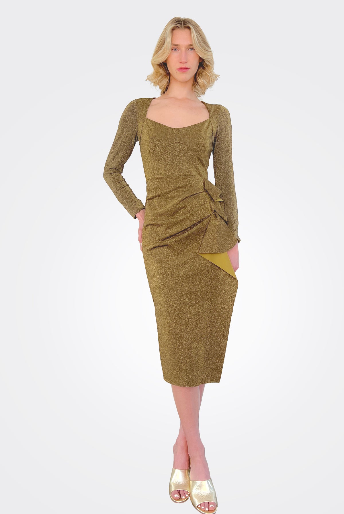 Lujan Short Dress - Olive by Chiara Boni | 25 South Boutiques