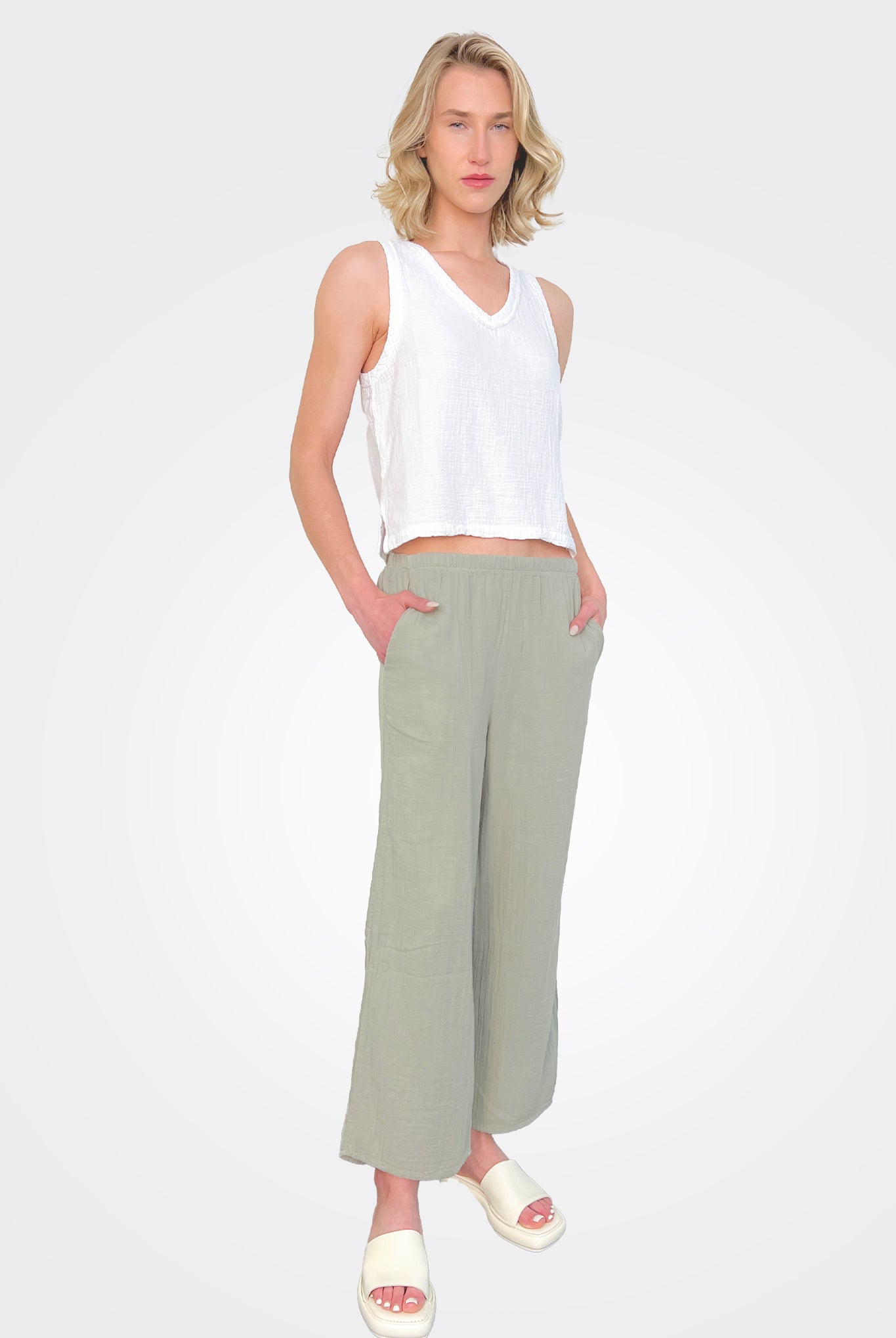 Pocket Pant - Sage by Dylan | 25 South Boutiques