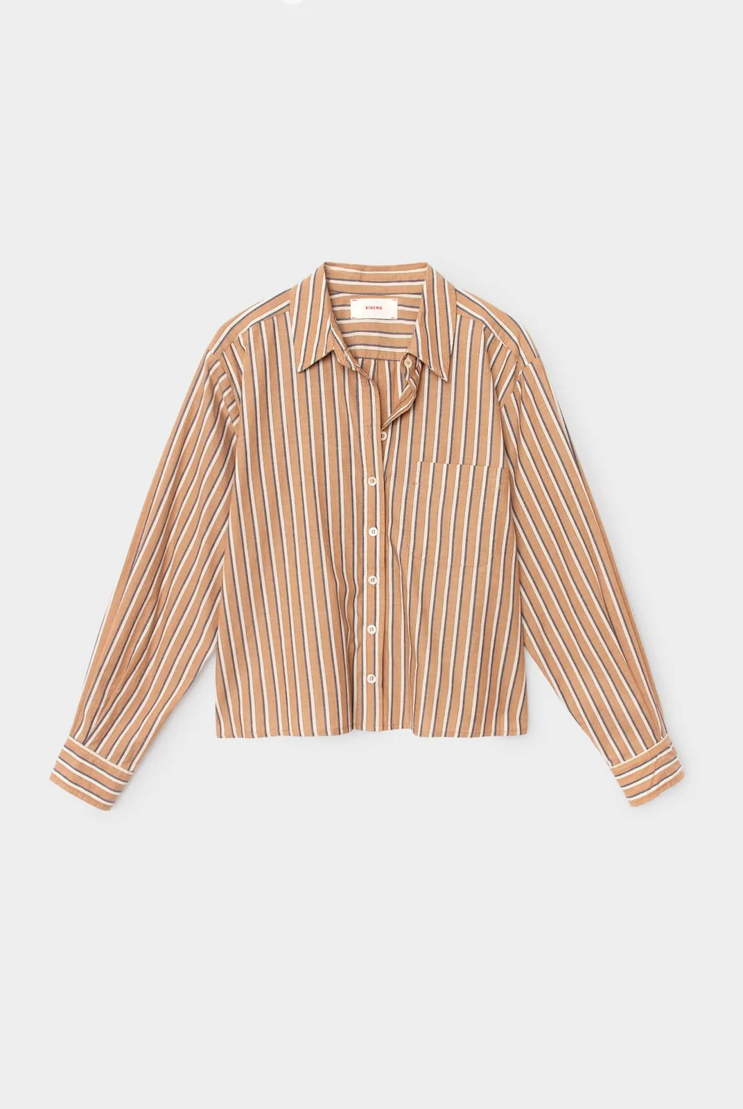 Wyler Shirt - Hickory Navy by Xirena — view 5