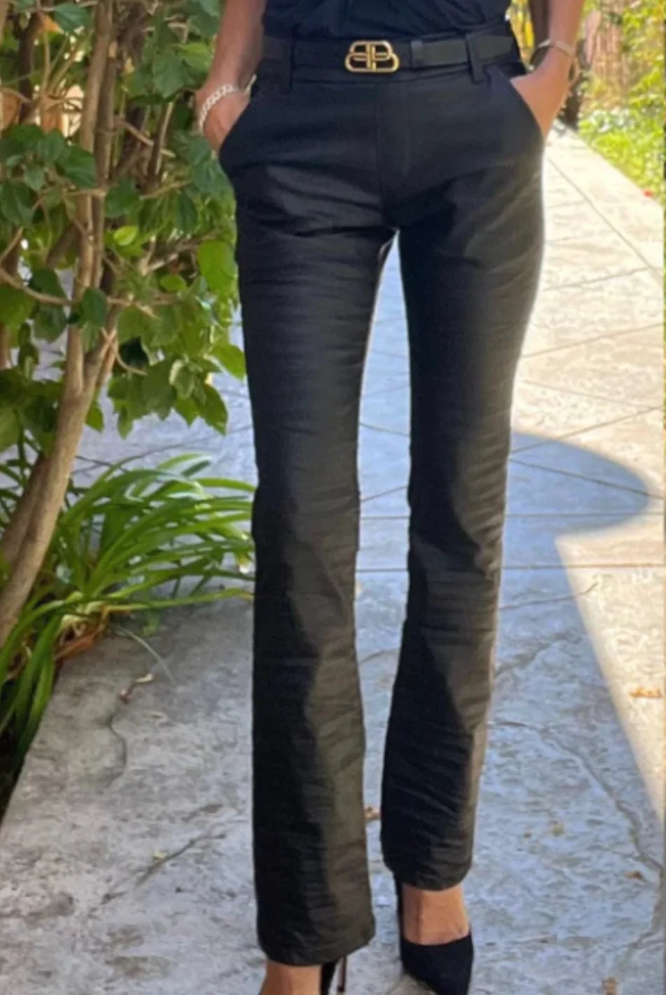 Nansi Pants - Black Python by Bevy Flog | 25 South Boutiques