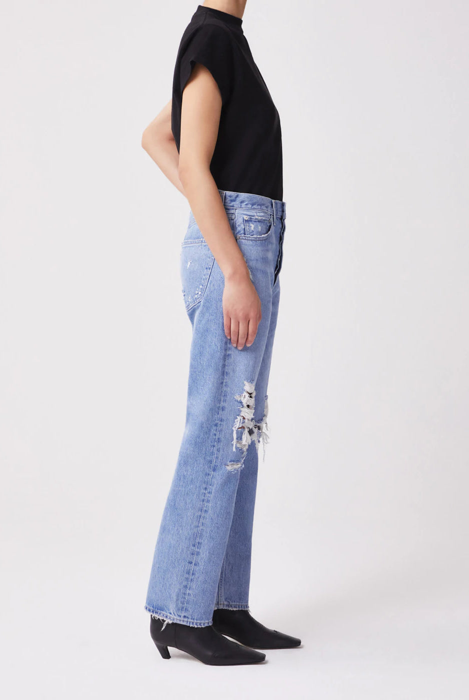 90s Mid Rise Loose Fit - Fall Out