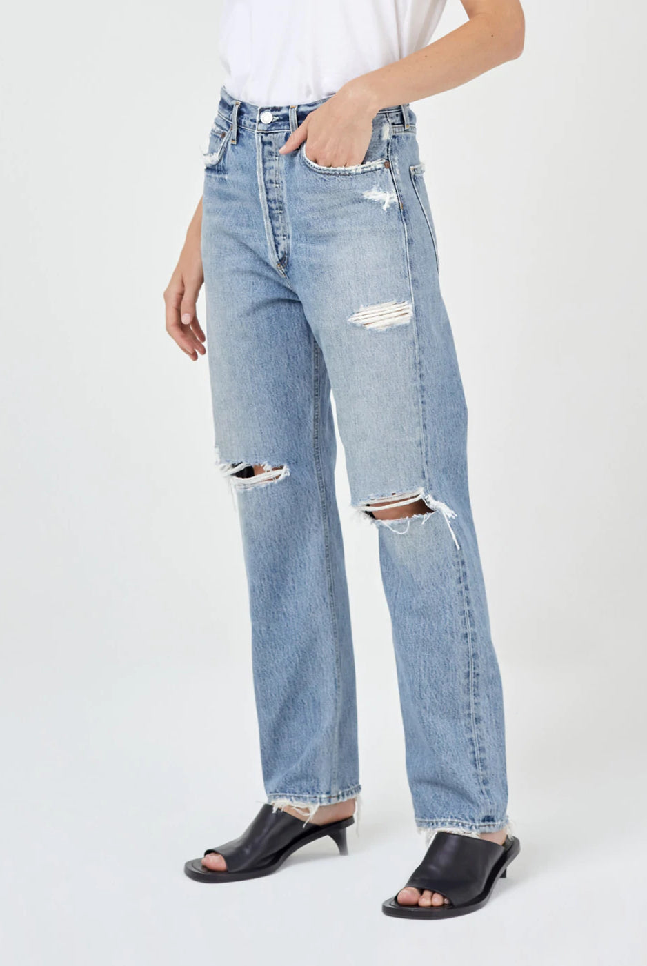 90s Mid Rise Loose Fit - Fall Out