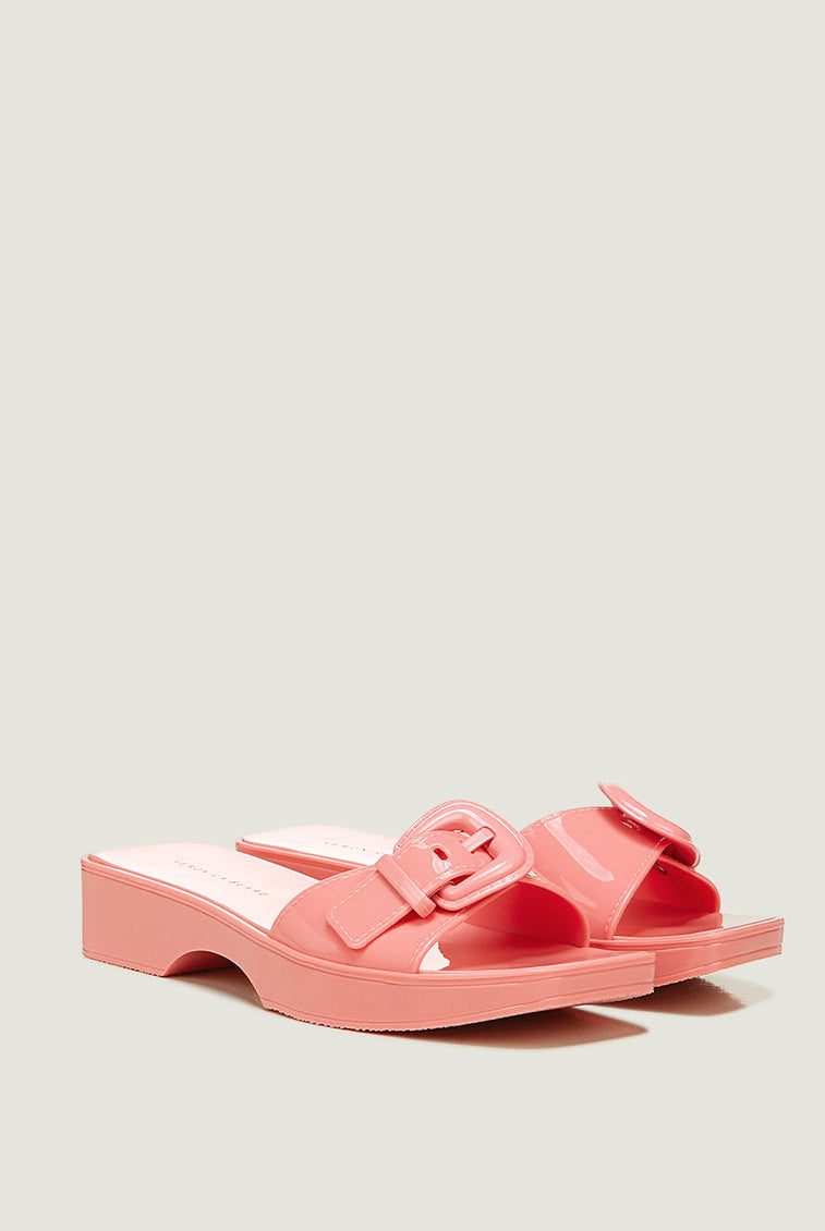 Davina Jelly Sandal - Dragonfruit by Veronica Beard — alternate view