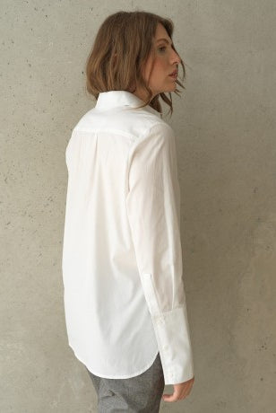 Fedorah Shirt - Optic White by Hana San — alternate view