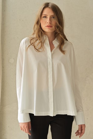 Fiona Shirt - Optic White by Hana San — alternate view