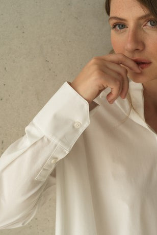 Fiona Shirt - Optic White by Hana San — view 3
