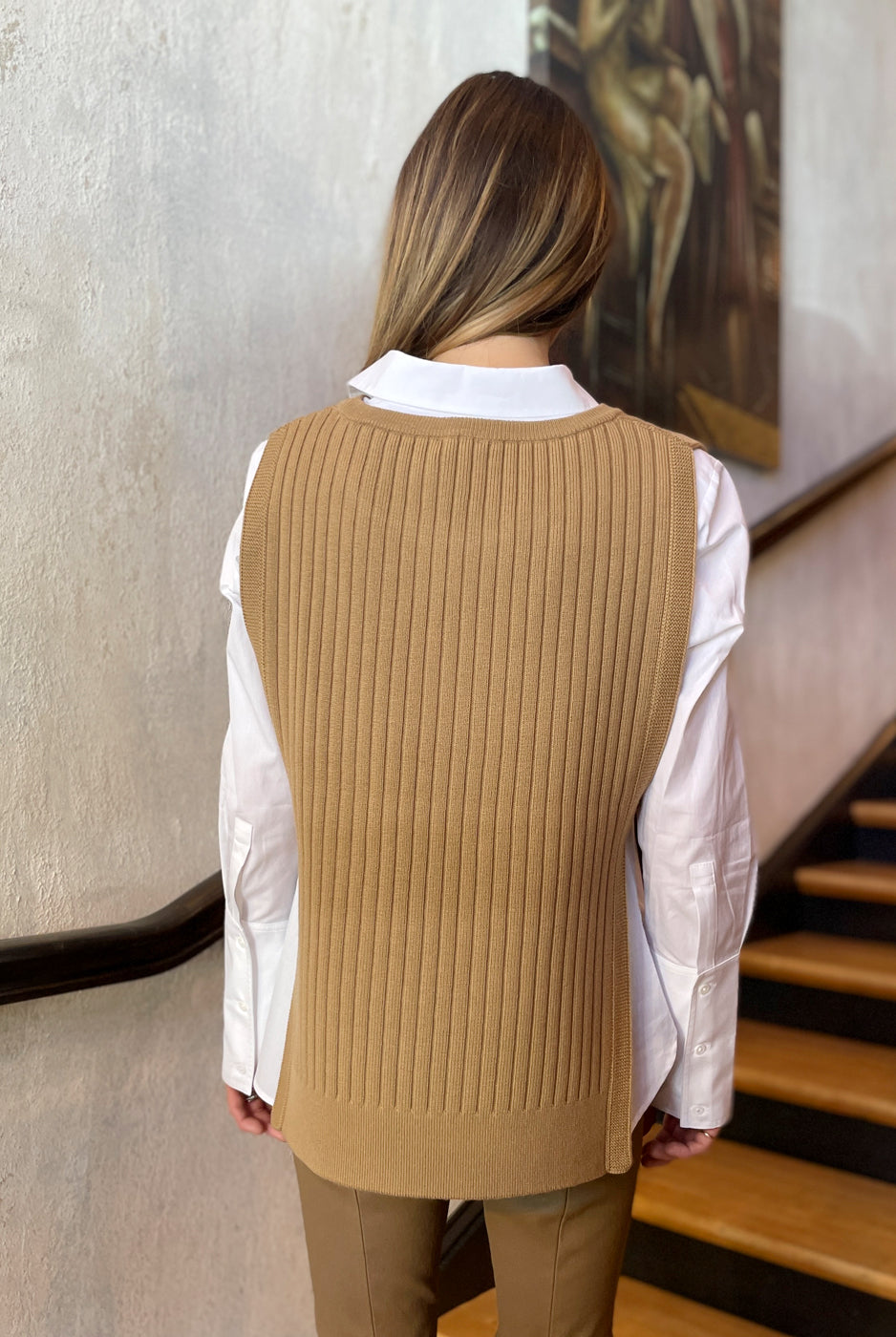 Irvin Sweater - Camel by Hana San — alternate view
